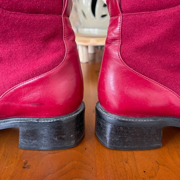 Stuart Weitz Felted Wool/Gortex Boots - Picture 3 of 6